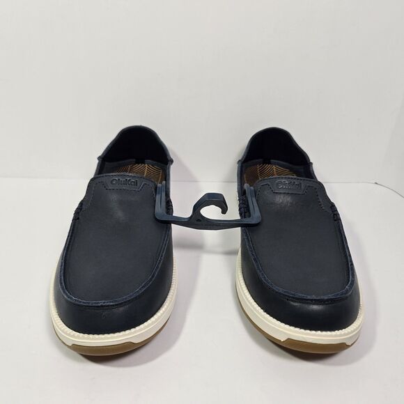 $140 Olukai Kākaha Nia Mens 11.5 Leather Slip On Shoes  display picture 1